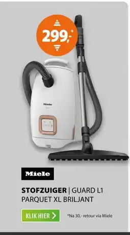Expert Miele Guard L1 Parquet XL Briljantwit aanbieding
