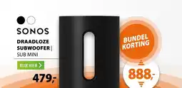 Expert Sonos Sub mini Zwart aanbieding