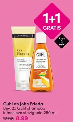 DA Guhl en John Frieda aanbieding