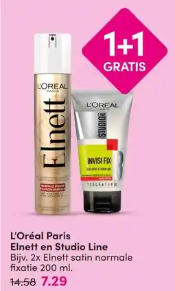 DA L'Oréal Paris Elnett en Studio Line aanbieding