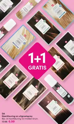 DA DA Haarkleuring en uitgroeispray aanbieding
