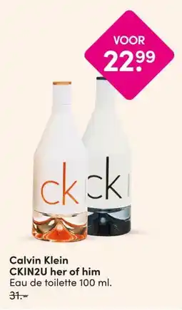DA Calvin Klein CKIN2U her of him aanbieding