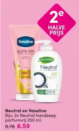DA Neutral en Vaseline aanbieding