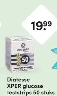 DA Diatesse XPER glucose teststrips aanbieding