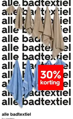 HEMA Alle badtextiel aanbieding