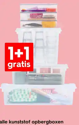 HEMA Alle kunststof opbergboxen aanbieding