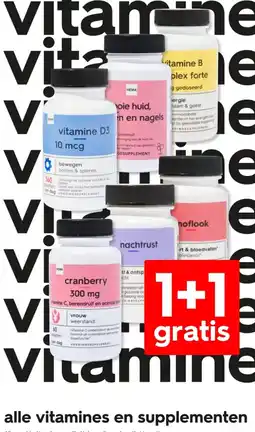HEMA Alle vitamines en supplementen aanbieding