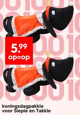 HEMA Koningsdagpakkie voor siepie en takkie aanbieding