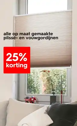 HEMA Alle op maat gemaakte plissé- en vouwgordijnen aanbieding