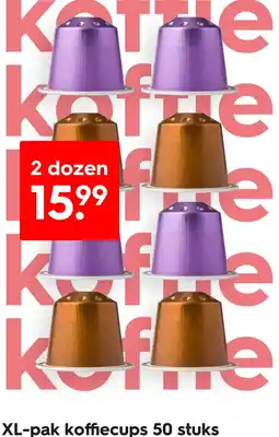 HEMA XL-pak koffiecups 50 stuks aanbieding
