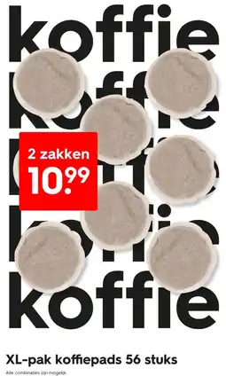 HEMA XL-pak koffiepads 56 stuks aanbieding