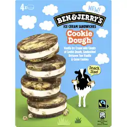 Albert Heijn Ben & Jerry's Cookie dough sandwich aanbieding