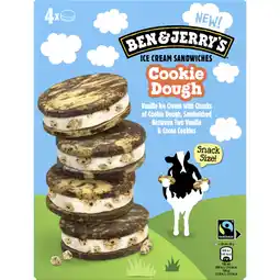 Albert Heijn Ben & Jerry's Cookie dough sandwich aanbieding