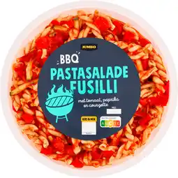 Jumbo Jumbo BBQ Pastasalade Fusilli met Tomaat, Paprika en Courgette 300 g aanbieding