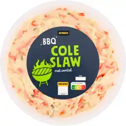 Jumbo Jumbo BBQ Cole Slaw met Wortel 300 g aanbieding