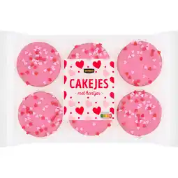 Jumbo Jumbo Cakejes met Hartjes 190 g aanbieding