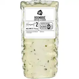 Albert Heijn AH Roombrie knoflook & kruiden aanbieding