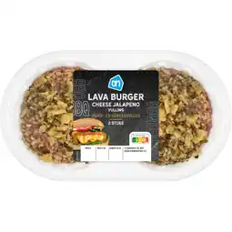 Albert Heijn AH Lava burger cheese jalapeño aanbieding