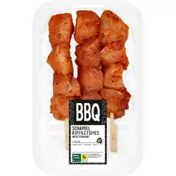 Albert Heijn AH BBQ scharrel kipfiletspies Mediterraans aanbieding