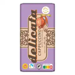 Albert Heijn Delicata Reep cappuccino witte chocolade aanbieding
