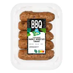Albert Heijn AH Terra Plantaardige smokey worstjes tomaat aanbieding