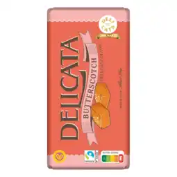 Albert Heijn Delicata Reep butterscotch melkchocolade aanbieding