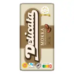 Albert Heijn Delicata Reep mokka melkchocolade aanbieding