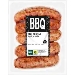 Albert Heijn AH BBQ worst bacon & onion aanbieding