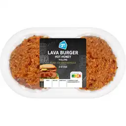 Albert Heijn AH BBQ lava burger hot honey aanbieding