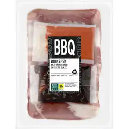 Albert Heijn AH BBQ buikspek met glaze en kruiden aanbieding