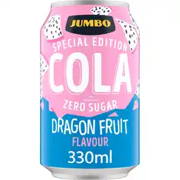Jumbo Jumbo Cola Zero Dragon Fruit Flavour 330ML aanbieding