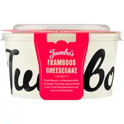 Jumbo Jumbo's IJs Framboos Cheesecake met Browniestukjes 450 g aanbieding