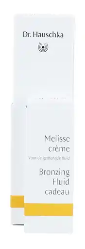 De Online Drogist Dr. Hauschka Melissecrème & Bronzing Fluid Giftset aanbieding