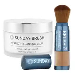 De Online Drogist Sunday Brush Protect & Cleanse Set - Tan aanbieding