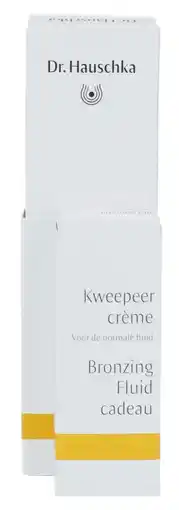 De Online Drogist Dr. Hauschka Kweepeercrème & Bronzing Fluid Giftset aanbieding