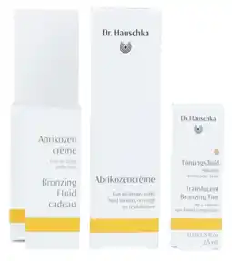 De Online Drogist Dr. Hauschka Geschenkset Abrikozencrème & Bronzing Fluid aanbieding
