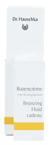 De Online Drogist Dr. Hauschka Rozencrème & Bronzing Fluid Giftset aanbieding