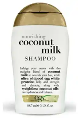 De Online Drogist OGX Nourishing Coconut Milk Shampoo 89ML aanbieding