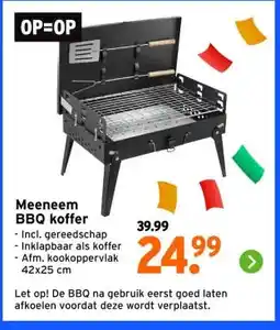 GAMMA Meeneem BBQ koffer aanbieding