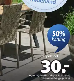 Jysk Stapelstoel aanbieding