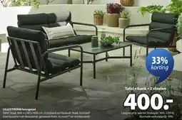 Jysk LILLESTROEM loungeset aanbieding