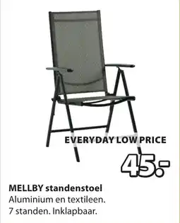 Jysk MELLBY standenstoel aanbieding