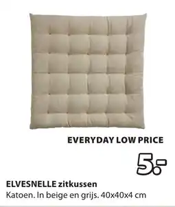 Jysk Elvesnelle zitkussen aanbieding