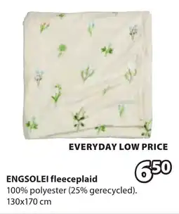 Jysk Engsolei fleeceplaid aanbieding