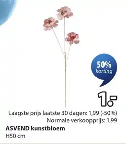 Jysk Asvend kunstbloem aanbieding