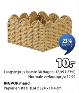 Jysk Ingvor mand aanbieding