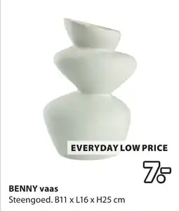 Jysk Benny vaas aanbieding
