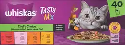 Intratuin Whiskas natvoer Tasty Mix adult keuze van de chef 85 g 40 stuks aanbieding