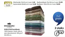 Jysk Karlstad handdoek aanbieding