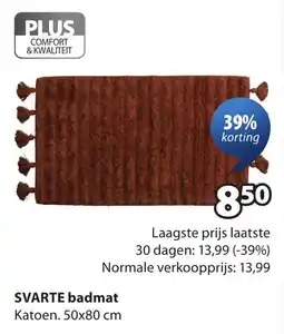 Jysk Svarte badmat aanbieding